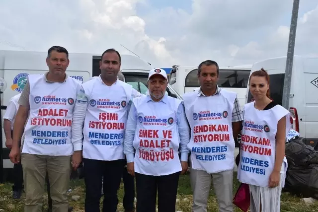 Hak-İş'in yürüyüşüne İzmir'den de katılım oldu