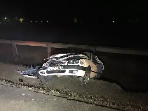 Konya'da iki otomobil çarpıştı: 5 yaralı