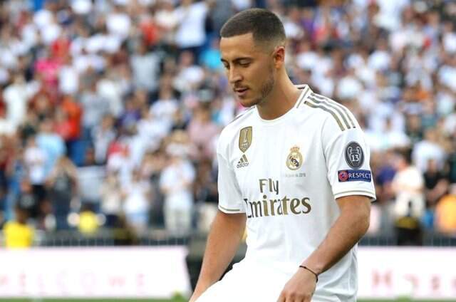 Real Madrid, kulüp tarihinin en pahalı transferi Eden Hazard'ı tanıttı