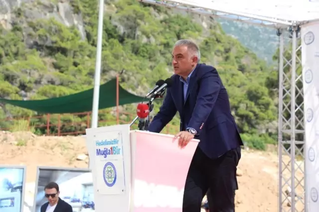 Bakan Ersoy, Fethiye'de Atıksu Arıtma Tesisi Açılış Töreni'ne katıldı Bakan Ersoy, Fethiye'de Atıksu Arıtma Tesisi Açılış Töreni'ne katıldı