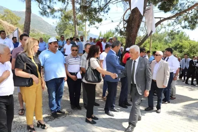 Bakan Ersoy, Fethiye'de Atıksu Arıtma Tesisi Açılış Töreni'ne katıldı Bakan Ersoy, Fethiye'de Atıksu Arıtma Tesisi Açılış Töreni'ne katıldı