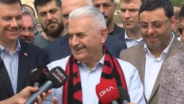 Binali Yıldırım'dan spor kıyafet sorusuna yanıt: Üşendim