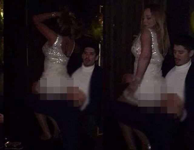 Dünyaca ünlü şarkıcı Mariah Carey'in nişanlısını aldattığı görüntüleri ortaya çıktı