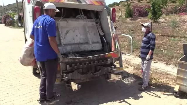 Gökçeada'nın köylerinde çöplerin toplanmadığı iddiası