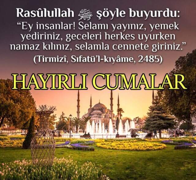 Hayırlı Cuma mesajları 2019 - En yeni, en güzel resimli cuma mesajları