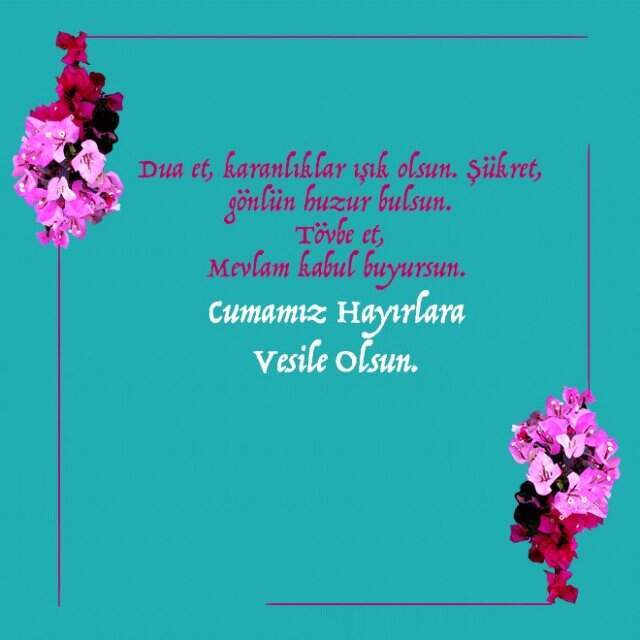 Hayırlı Cuma mesajları 2019 - En yeni, en güzel resimli cuma mesajları