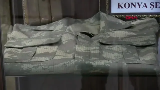KONYA Şehidin eşyaları okuldaki 'Şehitlik Köşesi'nde KONYA Şehidin eşyaları okuldaki 'Şehitlik Köşesi'nde