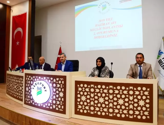 Yeşilyurt Belediye Meclisi, haziran çalışmalarını tamamladı