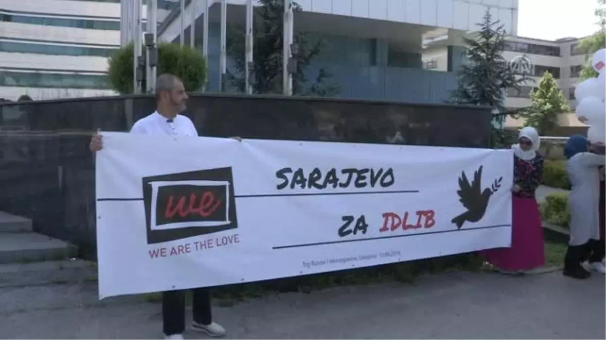 Avrupa'da İdlib'e destek gösterileri
