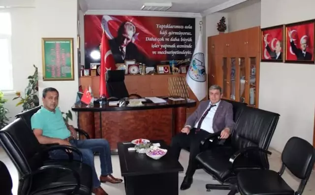 Başkan Ocak, Başkan Özden ile bir araya geldi Başkan Ocak, Başkan Özden ile bir araya geldi