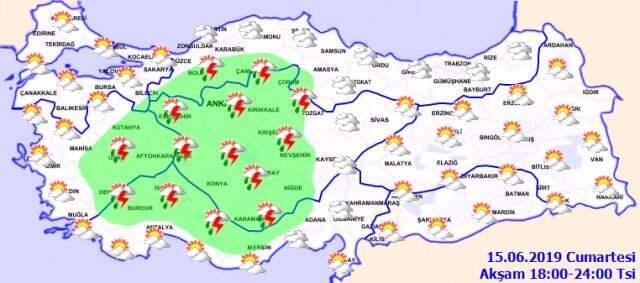 Meteoroloji saat verip 5 ili uyardı: Kuvvetli sağanak yağış geliyor
