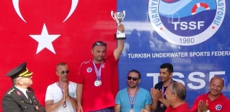 Zıpkınla Balık Avı Türkiye şampiyonası Bartın'da yapıldı