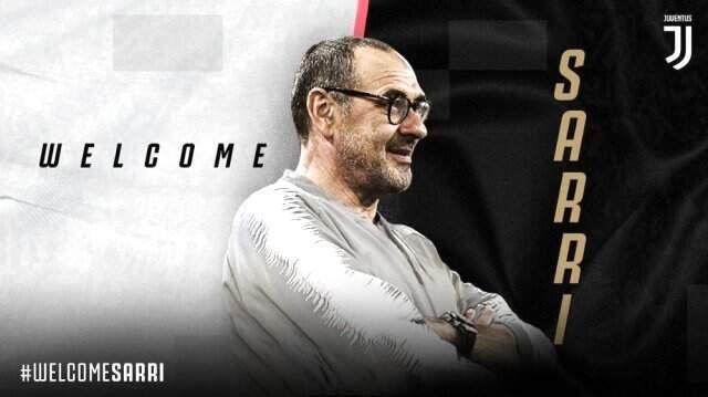 Juventus'un yeni hocası Sarri oldu