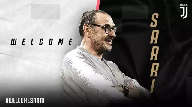 Juventus'un yeni hocası Sarri oldu