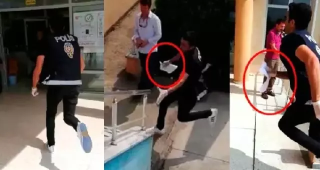 Sınav giriş belgesini unutan öğrencinin yardımına polis yetişti