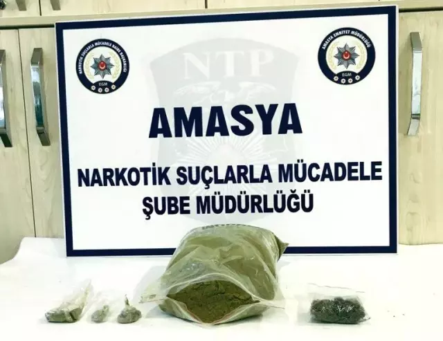 Amasya'da uyuşturucu operasyonu: 3 gözaltı