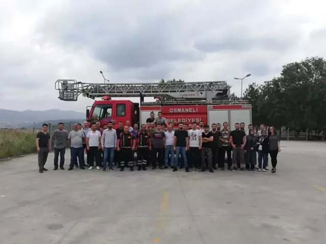 Osmaneli Sürekli Eğitim Merkezi'nden yangın eğitimi Osmaneli Sürekli Eğitim Merkezi'nden yangın eğitimi