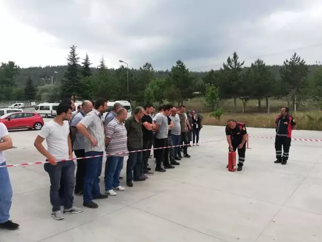 Osmaneli Sürekli Eğitim Merkezi'nden yangın eğitimi Osmaneli Sürekli Eğitim Merkezi'nden yangın eğitimi