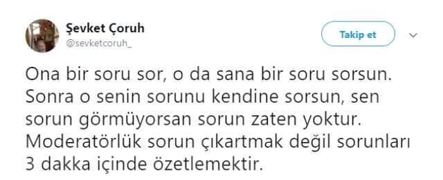Oyuncu Şevket Çoruh, İmamoğlu-Yıldırım yayını sunan İsmail Küçükkaya'yı eleştirdi