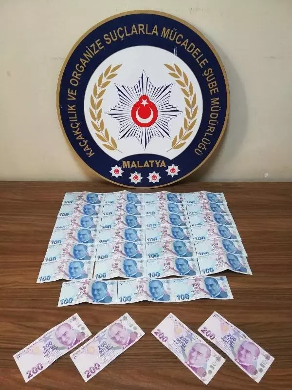 Malatya'da sahte paralarla yakalanan 2 kişiye tutuklama
