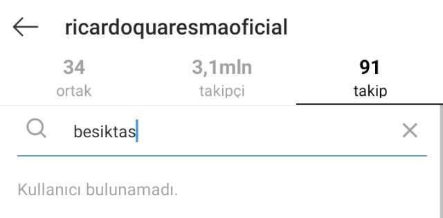Ricardo Quaresma, Beşiktaş'ı takipten çıkardı!