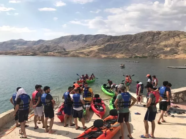 Su Sporları Merkezi'nde kampa girdiler