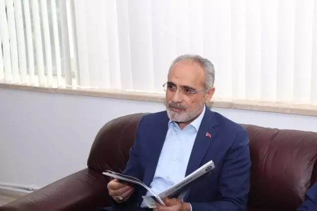 Yalçın Topçu'dan Kırgızistan Büyükelçiliğine ziyaret