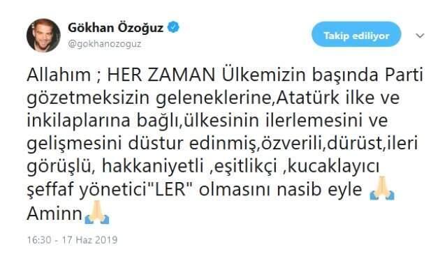 Gökhan Özoğuz, İstanbul seçimleri öncesi dua etti!