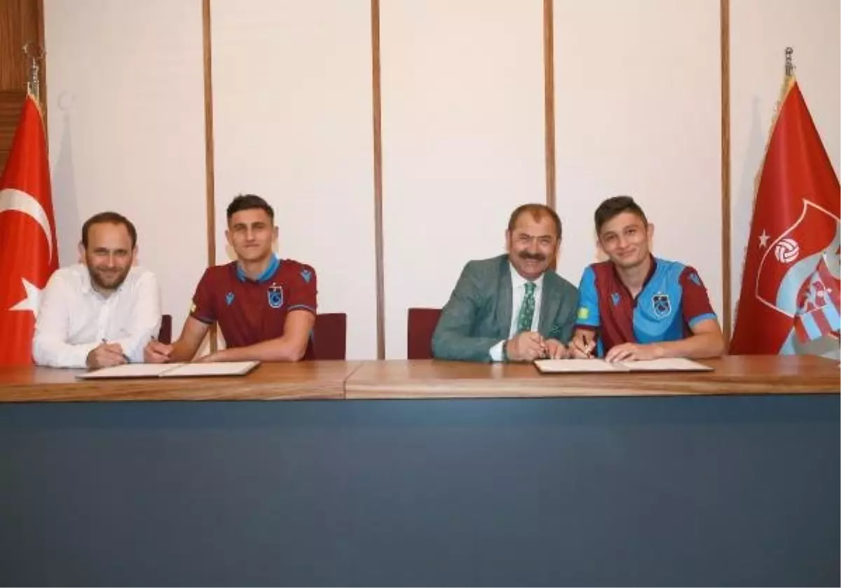 Trabzonspor'da Atakan ve Salih imzaladı