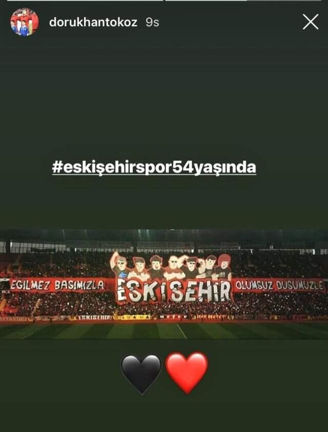 Dorukhan Toköz eski kulübünü unutmadı