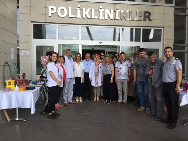 Tire Devlet Hastanesi'nde hastalar sergi açtı