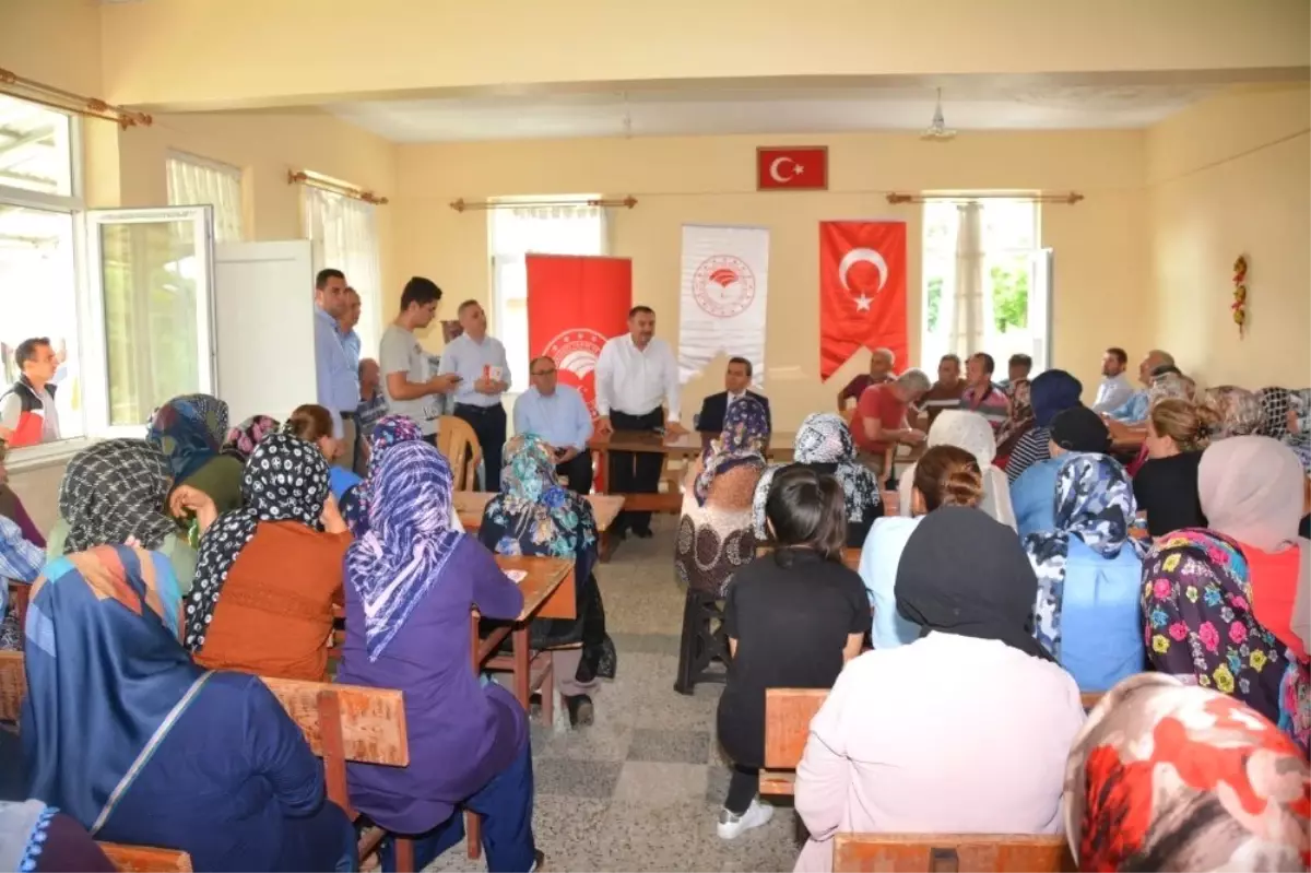 'Damla Sulama Sistemi Kullanımını Arttırmak' eğitimin sertifakaları verildi