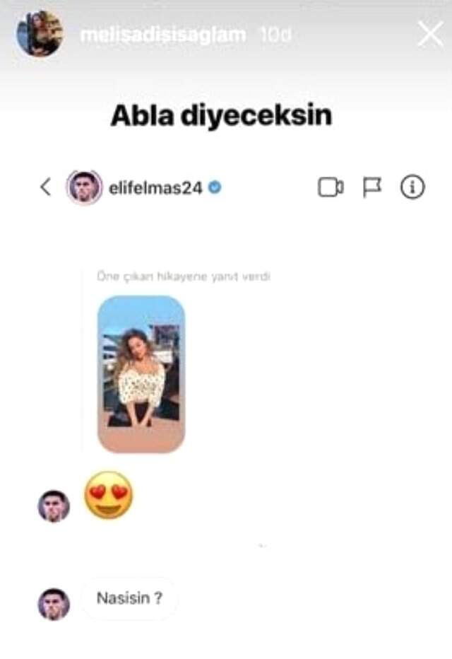 Melisa Dişisağlam, Eljif Elmas'ın attığı mesajı ifşa etti!