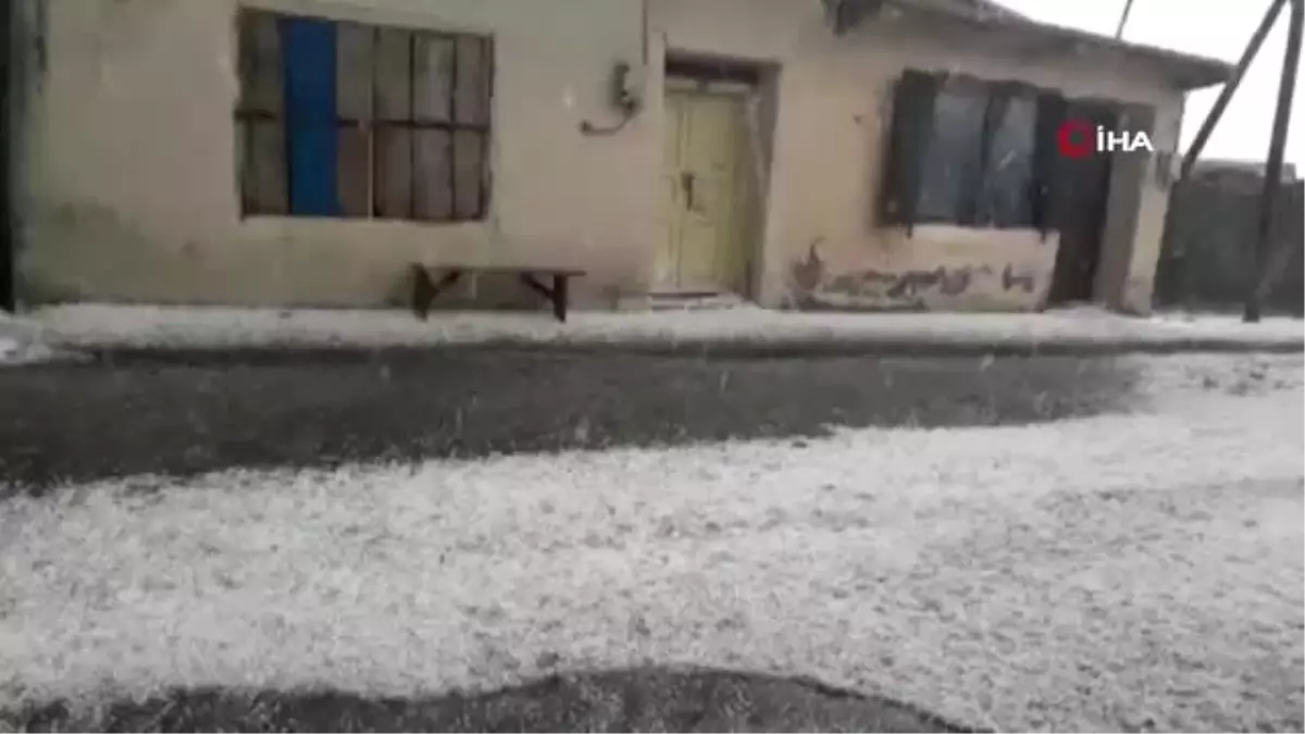 Ardahan'da dolu hayatını felç etti