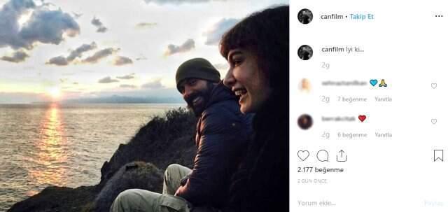 Birce Akalay'dan sevgilisi Can Tunalı'ya romantik gönderme!