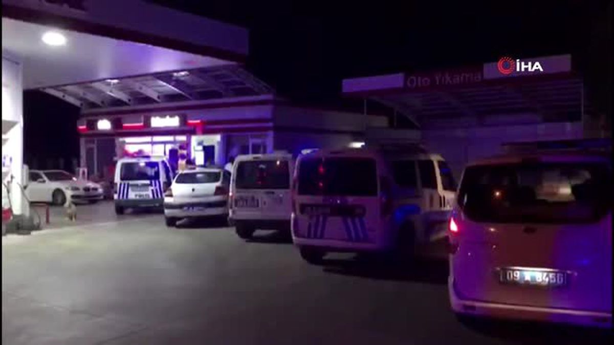 Kuşadası'nda otogaz istasyonuna silahlı 3 kişi saldırıda bulundu, 1 kişi yaralandı