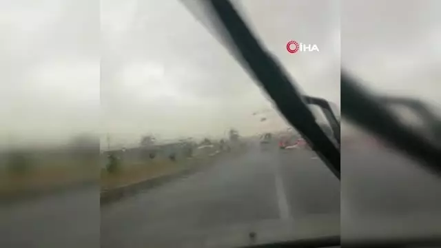 Nevşehir'in ilçelerini sel vurdu.