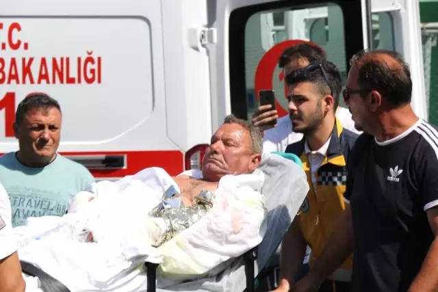 Tüp patlamasında yaralandı, hava ambulansı ile sevk edildi Tüp patlamasında yaralandı, hava ambulansı ile sevk edildi