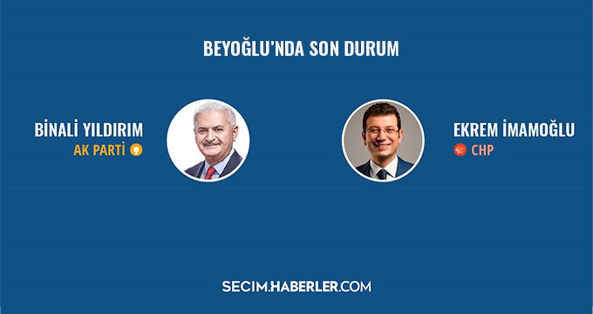 23 Haziran seçiminde Beyoğlu'nda son durum
