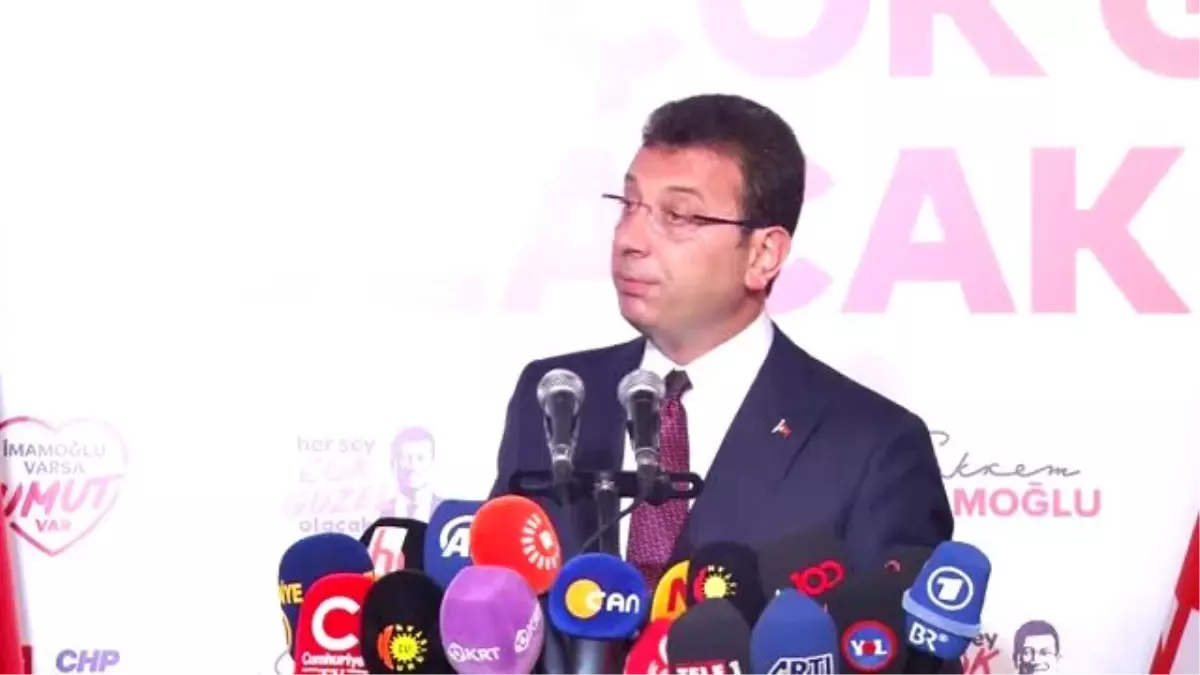 İmamoğlu: 'Milyonlarca insana mahcup olmamak için çok çalışacağım'