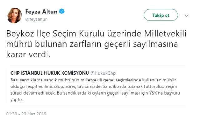 Üzerinde milletvekili seçimi mührü bulunan zarflar geçerli sayılacak
