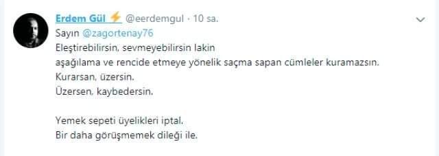 Yemeksepeti CEO'sunun Binali Yıldırım paylaşımına tepkiler büyüyor