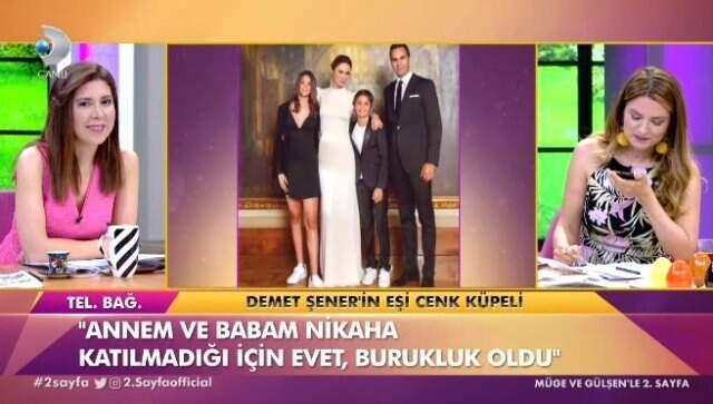 Cenk Küpeli, 'Demet Şener istenmeyen gelin oldu' iddialarına son noktayı koydu