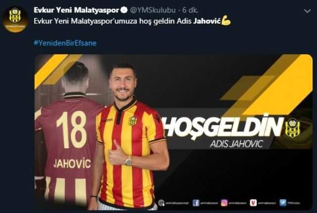 Evkur Yeni Malatyaspor, Jahovic transferini açıkladı