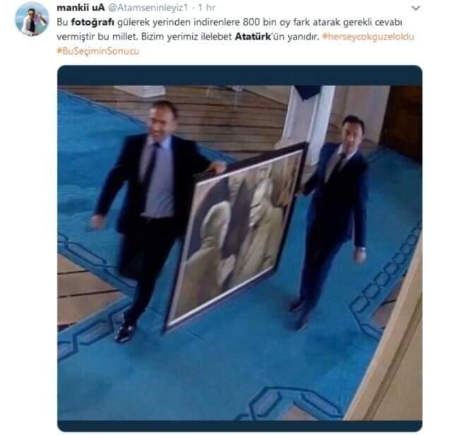 İmamoğlu'nun makamına astığı Atatürk tablosu geri gelecek