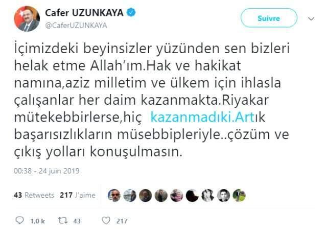 İŞKUR Genel Müdürü Cafer Uzunkaya, seçim sonrası yayınladığı mesajla gündem oldu!