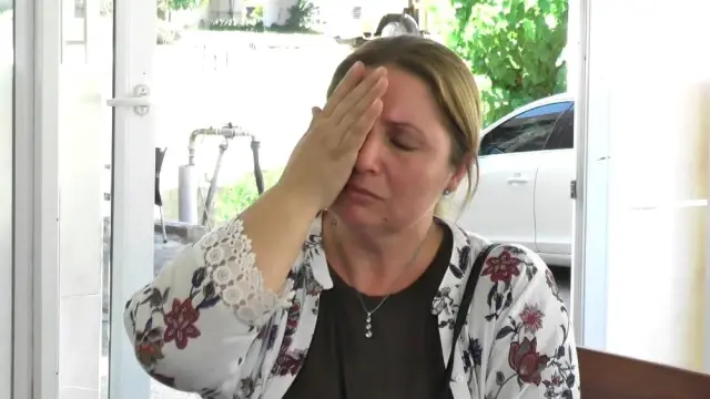 Kadın muhtarın gözyaşları