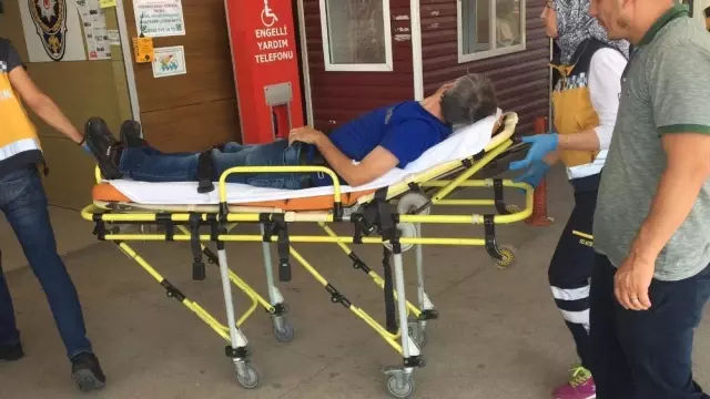 Makineye kolunu kaptırdı
