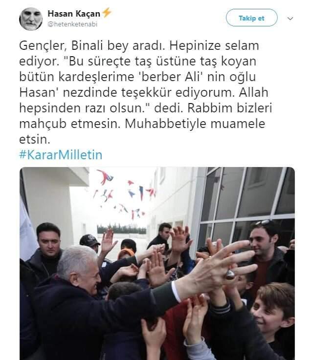 Oyuncu Hasan Kaçan, 'Yerim onun yanıdır' diyerek seçimlerde desteklediği siyasetçiyi duyurdu