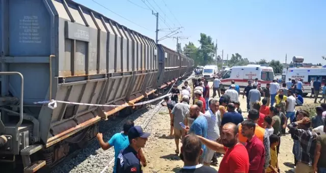 Mersin'de tren kazası: 1 ölü 4 yaralı